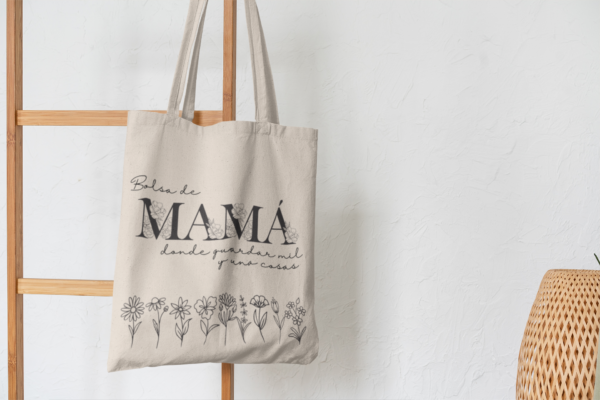 Totebag Bolsa de Mamá donde guardar una y mil cosas